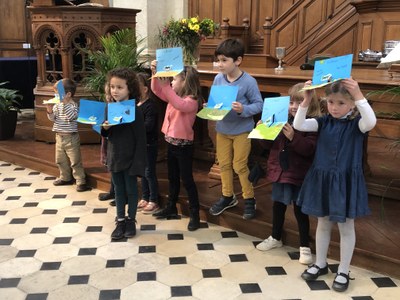 Les enfants du Jardin biblique